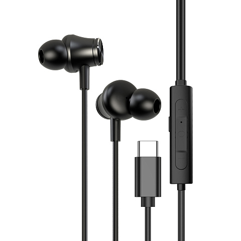 Стереогарнитура Stereo Aura ANC, USB-C, черный, Deppa - рис 2.