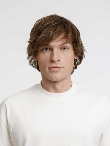 Футболка оверсайз унисекс Sideline, молочно-белая - рис 9.