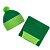 Шарф Snappy, зеленый с салатовым - миниатюра - рис 5.