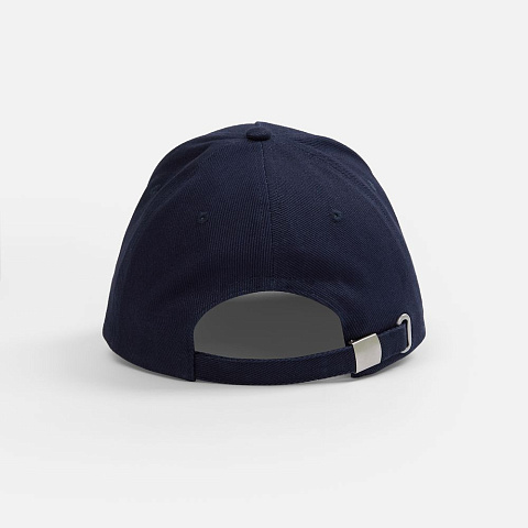 Бейсболка Classic 2.0, темно-синяя с белым кантом - рис 6.