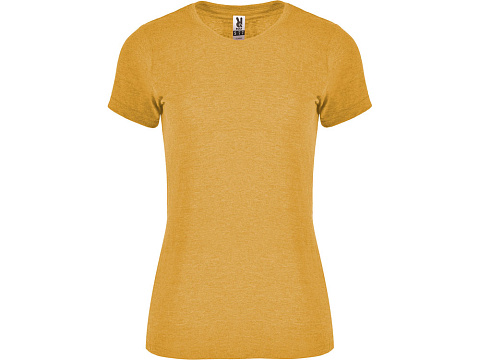 Футболка Fox женская, горчичный меланж