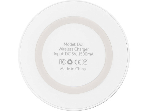Беспроводное зарядное устройство Dot, 5 Вт, белый - рис 5.