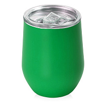 Вакуумная термокружка Sense, непротекаемая крышка, крафтовая упаковка, зеленый