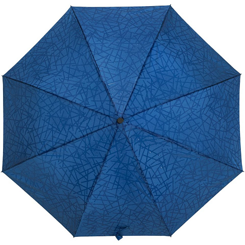 Складной зонт Magic с проявляющимся рисунком, синий - рис 2.