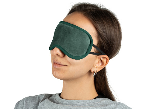 Маска для глаз Dream из полиэстер спандекс плюш, морская волна - рис 4.