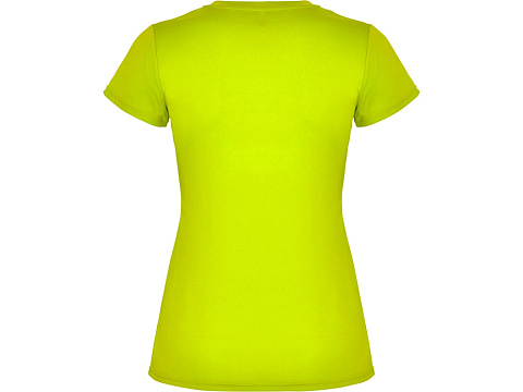 Футболка спортивная женская Montecarlo, неоновый желтый - рис 2.
