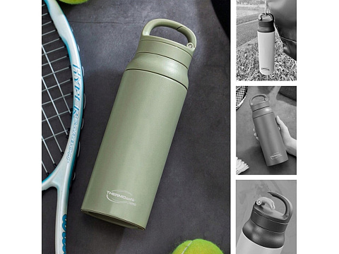 Термос из нерж. стали тм THERMOcafe TCSB-600SY (GR) 0,6L - рис 4.