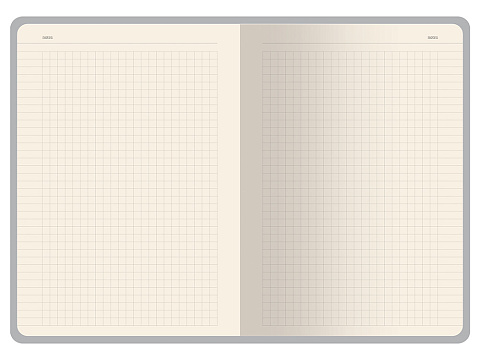 Бизнес-тетрадь А5 Pragmatic Contrast, 40 листов в клетку, оранжевый с темно-серым срезом - рис 4.