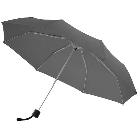 Зонт складной Fiber Alu Light, серый - рис 2.
