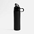 Складная бутылка для воды Langfossen, черная - миниатюра