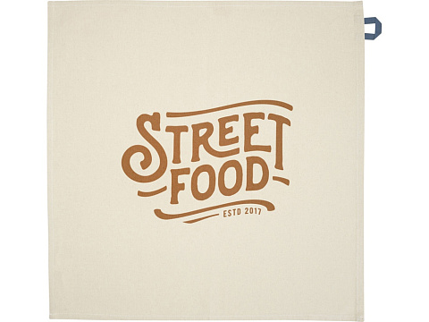 Alora кухонное полотенце из переработанного хлопка плотностью 200 г/м² - Синий ледяной - рис 3.