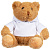 Мягкая игрушка «Мишка Cuddleton» в белом худи - миниатюра - рис 2.