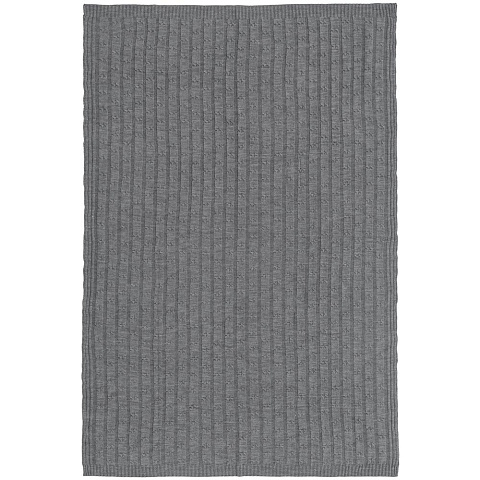 Плед Trenza, серый - рис 5.