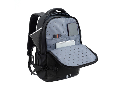 Рюкзак спортивный TORBER Xtreme 18, чёрный, 31 х 12 х 46 см, 17л - рис 5.