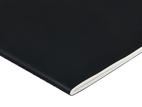 Тетрадь с каменной бумагой А5 Carrara 40 л., линейка, черный - рис 3.