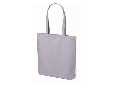 Сумка Твил из хлопка, 210 г/м2, серый - рис 2.