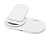 Складная зарядная станция с беспроводной зарядкой Flashport, 15 Вт, белый (Р) - миниатюра - рис 3.