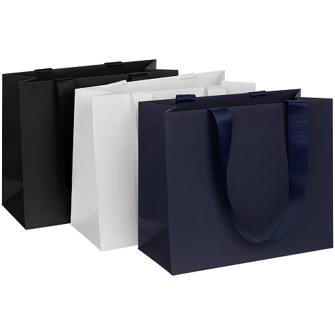 Пакет бумажный Manilla S, синий - рис 4.