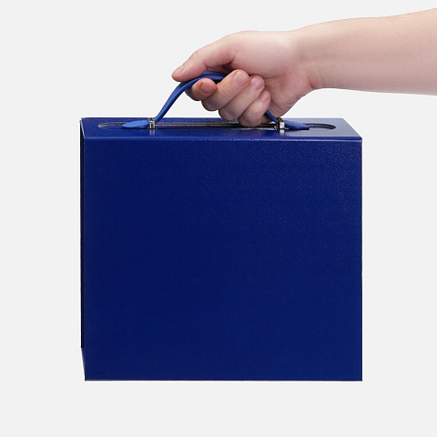 Коробка складная Holdfold, S, синяя - рис 6.