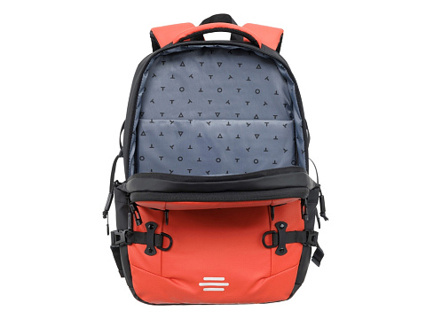 Рюкзак спортивный TORBER Xtreme 18, оранжевый/чёрный, 31 х 12 х 46 см, 17л - рис 6.