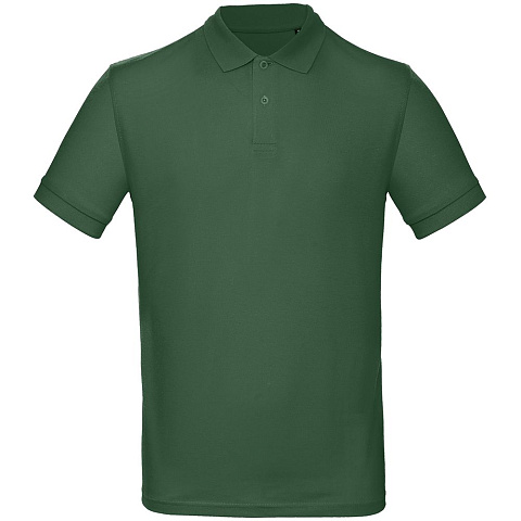 Рубашка поло мужская Inspire, темно-зеленая - рис 2.