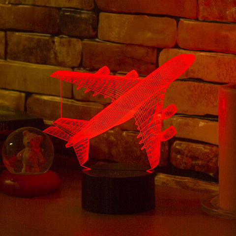 3D светильник Самолёт - рис 7.