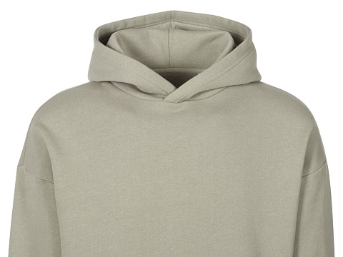 Толстовка с капюшоном оверсайз Berlin унисекс, оливковый - рис 11.