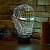 3D лампа Шлем железного человека - миниатюра - рис 7.