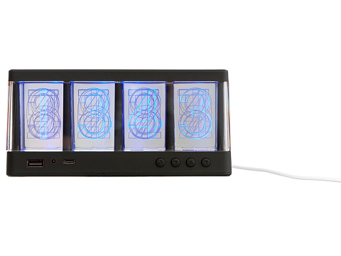 Часы с беспроводной зарядкой Cyber, 10 Вт (Р) - рис 3.