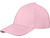 Бейсболка Darton, 6 панелей, light pink - миниатюра