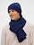 Шарф Laconi, синий - миниатюра - рис 9.