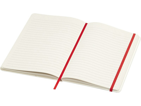 Bass блокнот формата А5 из переработанных материалов, с линованными страницами - Красный - рис 4.