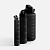 Набор спортивных бутылок Aquapack, черный - миниатюра - рис 5.