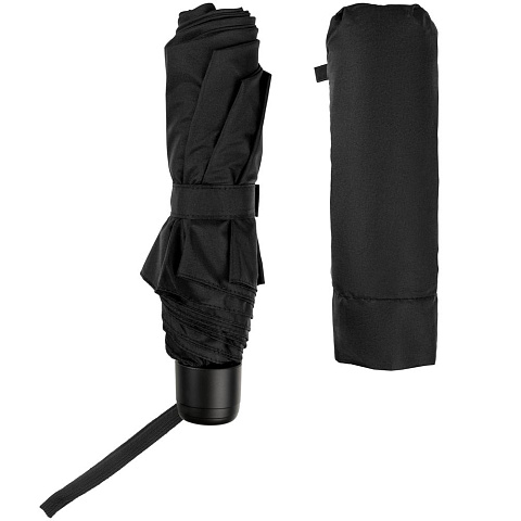 Зонт складной Hit Mini, ver.2, черный - рис 4.