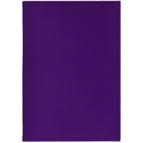 Обложка для паспорта Shall, фиолетовая - рис 2.