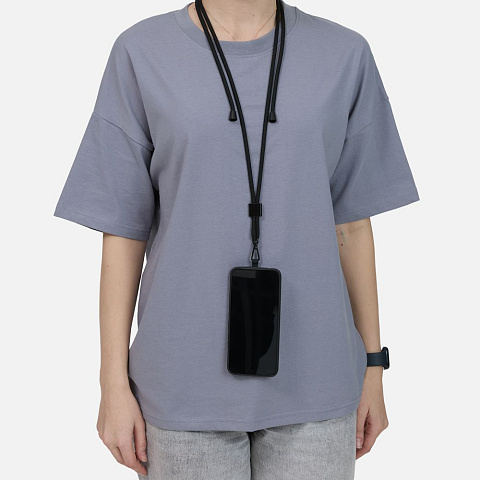 Шнурок для телефона TrendHand, черный - рис 6.