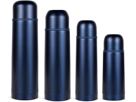 Термос Relaxika 101 (0,5 литра), темно-синий (без лого) - рис 9.