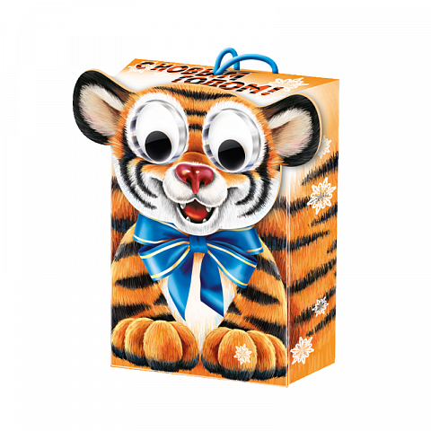 Сладкий подарок Тигр с бантиком - рис 3.