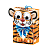 Сладкий подарок Тигр с бантиком - миниатюра - рис 3.