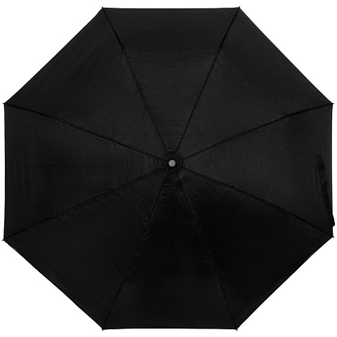 Зонт складной Ribbo, черный - рис 3.