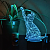 3D светильник Котенок - миниатюра