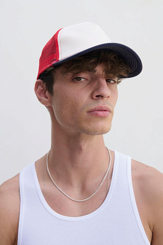 Бейсболка Blink, черная с молочно-белым - рис 5.