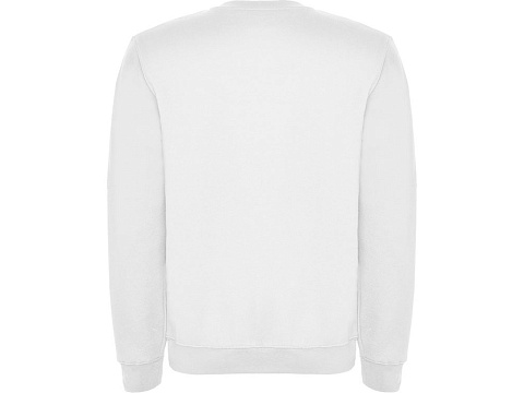 Свитшот с начесом Clasica унисекс, белый - рис 2.