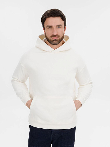 Худи оверсайз унисекс Snuggie, молочно-белое - рис 10.