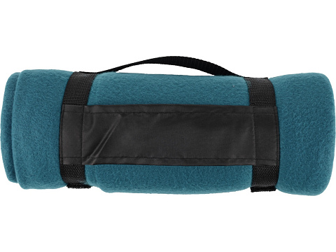 Плед Нежность, серо-синий - рис 2.