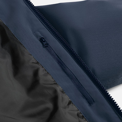 Куртка-парка унисекс Sfera, темно-синяя - рис 10.