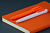 Ручка шариковая Swiper SQ, белая с оранжевым - миниатюра - рис 7.
