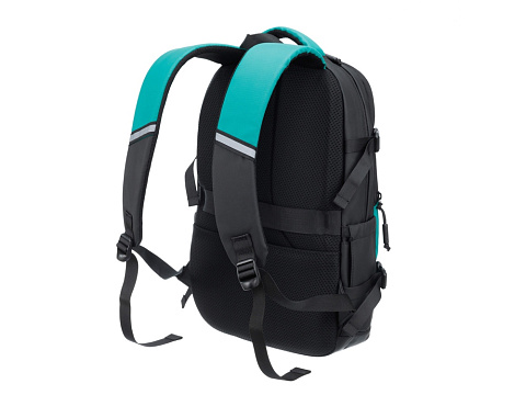 Рюкзак спортивный TORBER Xtreme 18, зелёный/чёрный, 31 х 12 х 46 см, 17л - рис 3.