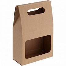 Коробка - пакет для упаковки подарков (25х16 см)
