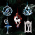 Елочные игрушки: Елка желаний, Рождественский снегирь, Огненная коза, Балерина, Белая береза - миниатюра - рис 2.